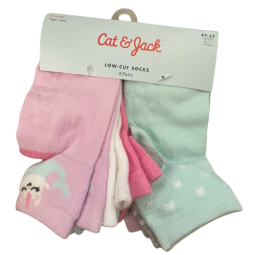 Cat & Jack Pack of Low Cut Socks