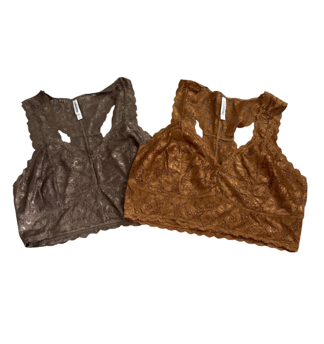 Zenana Outfitters Racerback Lace Bralettes (1x)