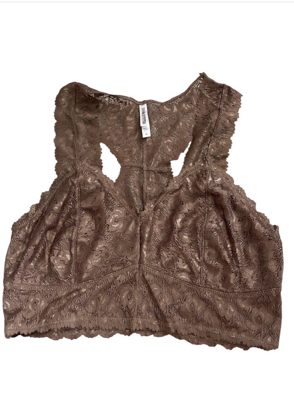 Zenana Outfitters Racerback Lace Bralettes (1x)