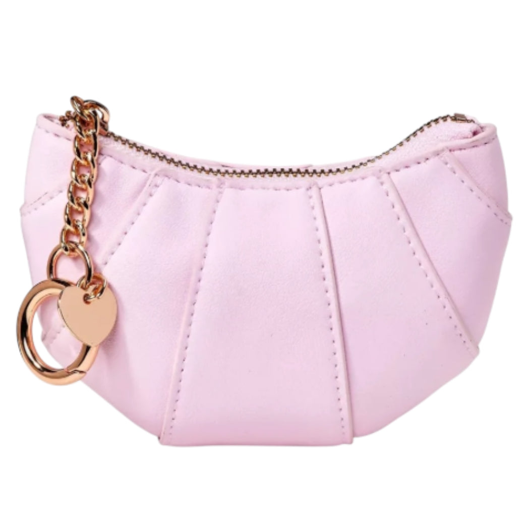 A New Day Pink Croissant Clip-On Pouch