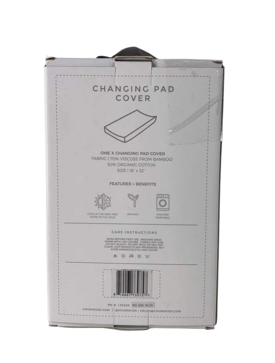 Goumi Changing Pad Cover, Storm Gray