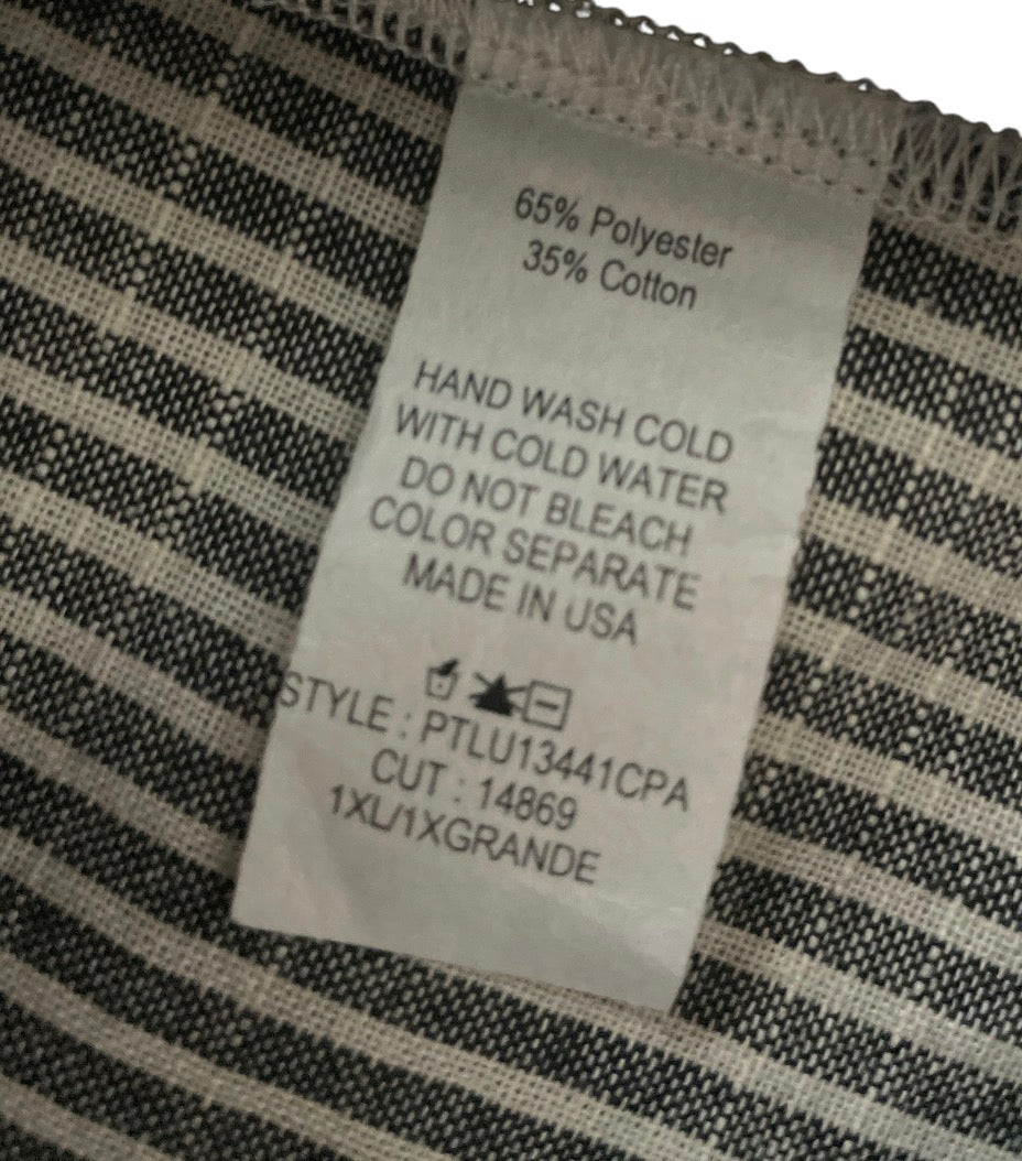 Ces Femme Contrast Polka Dot Blouse Top (1x)