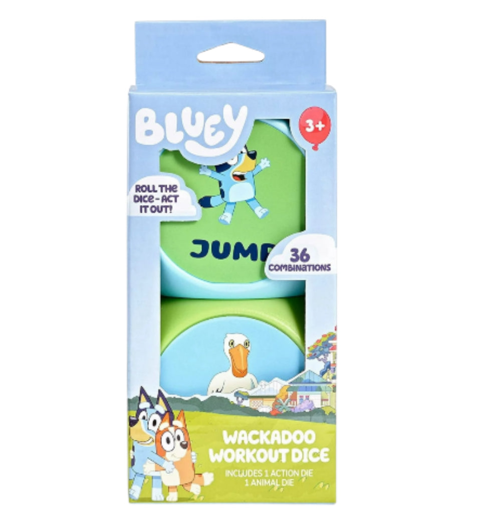 BLUEY Wackadoo Dice Game