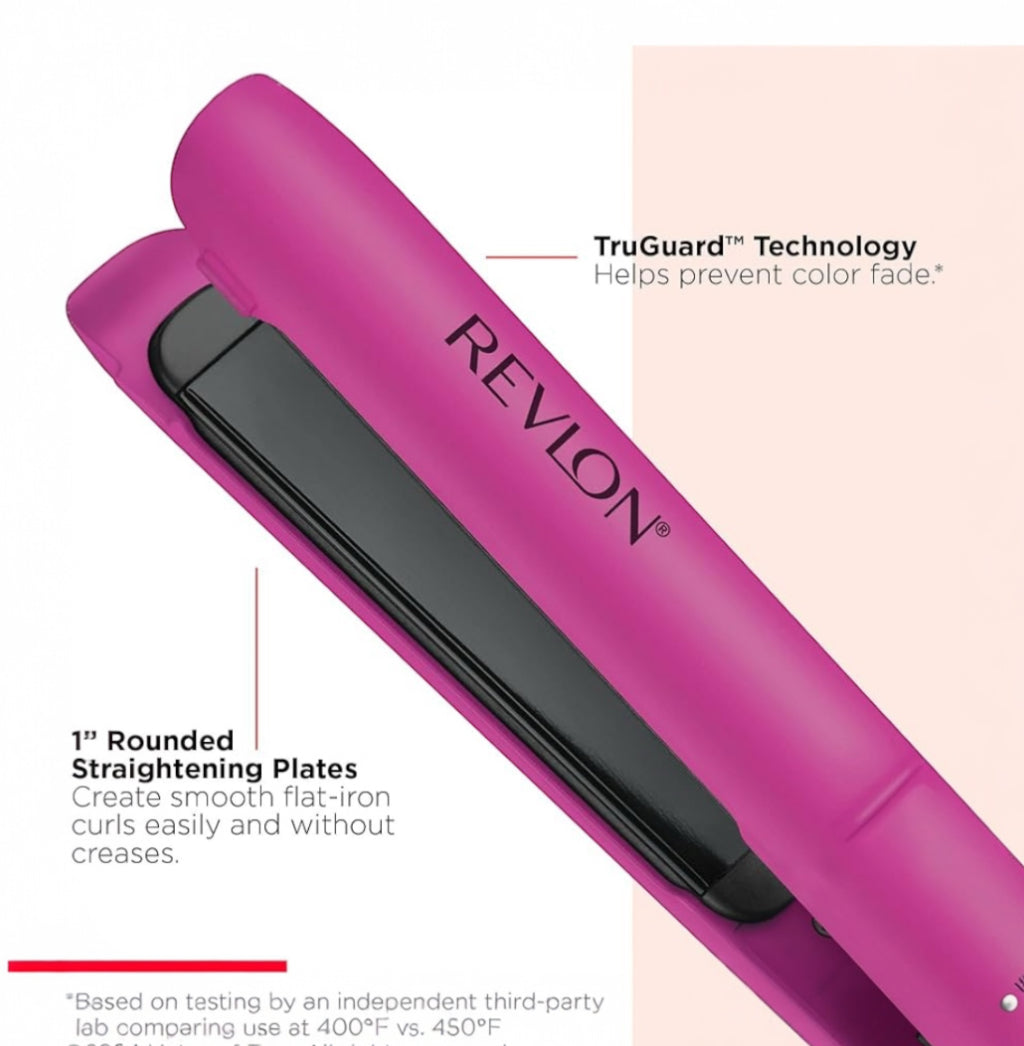 REVLON Ceramic Tourmaline 1" Flat Iron