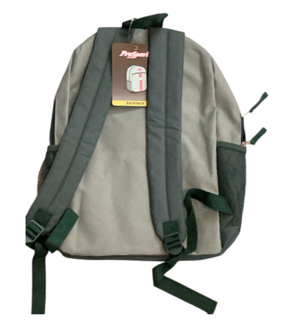 Prosport Woven Sage Green & Pink Backpack