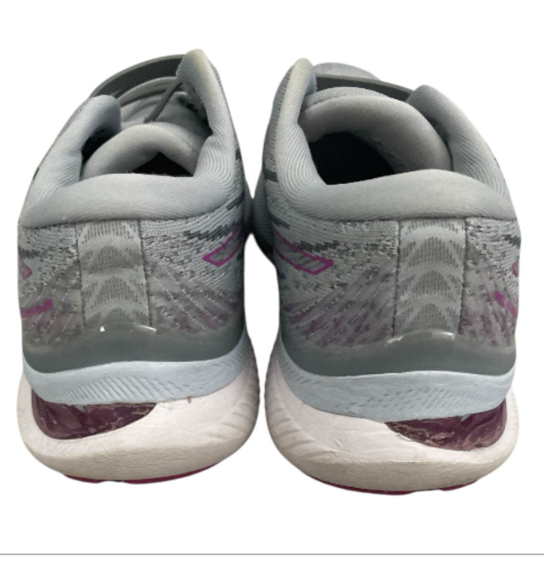 Asics Gel-Kayano 29 running shoes in Piedmont Grey and Orchid (8.5)