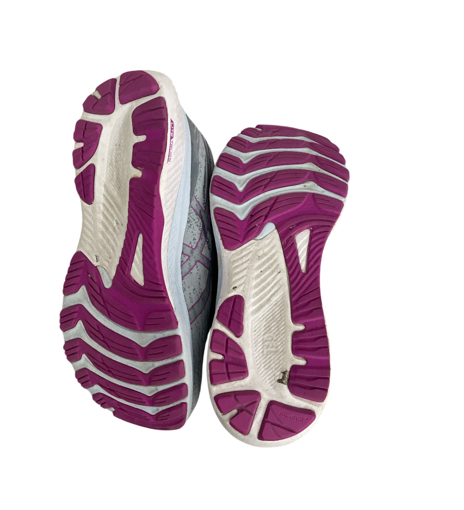 Asics Gel-Kayano 29 running shoes in Piedmont Grey and Orchid (8.5)