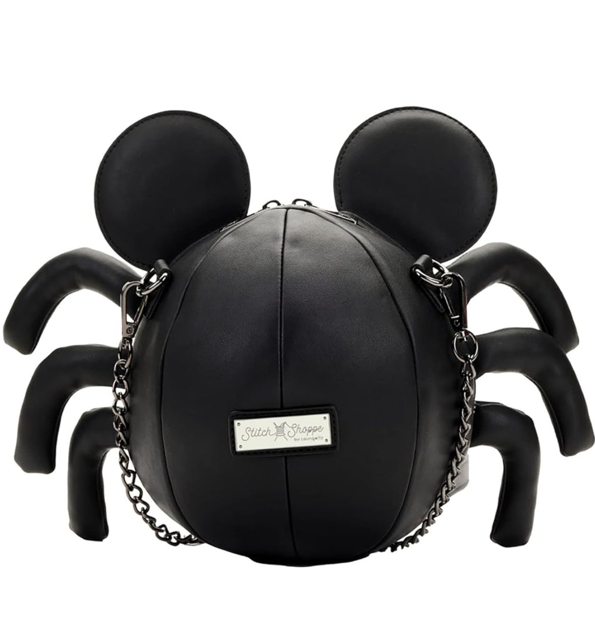 Loungefly Shoppe X Disney Mickey Glow Spider Crossbody Bag