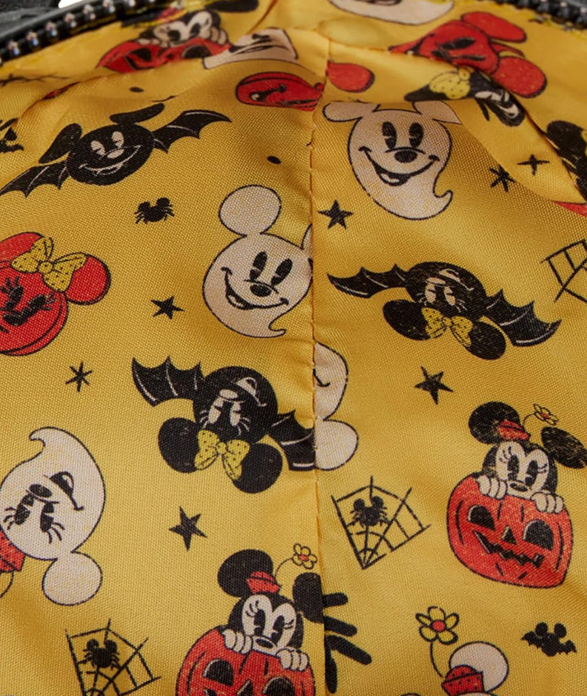 Loungefly Shoppe X Disney Mickey Glow Spider Crossbody Bag