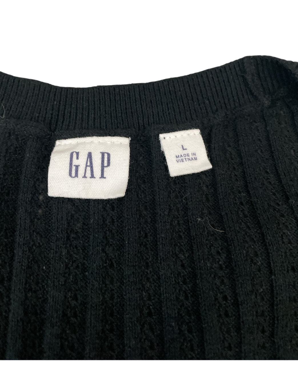 Gap Black Stretch Sweater (Large)