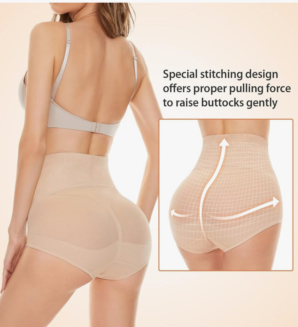 Body Shaper for Women,High Waisted Tummy Firm Control Slimming Waist Panties (Large)