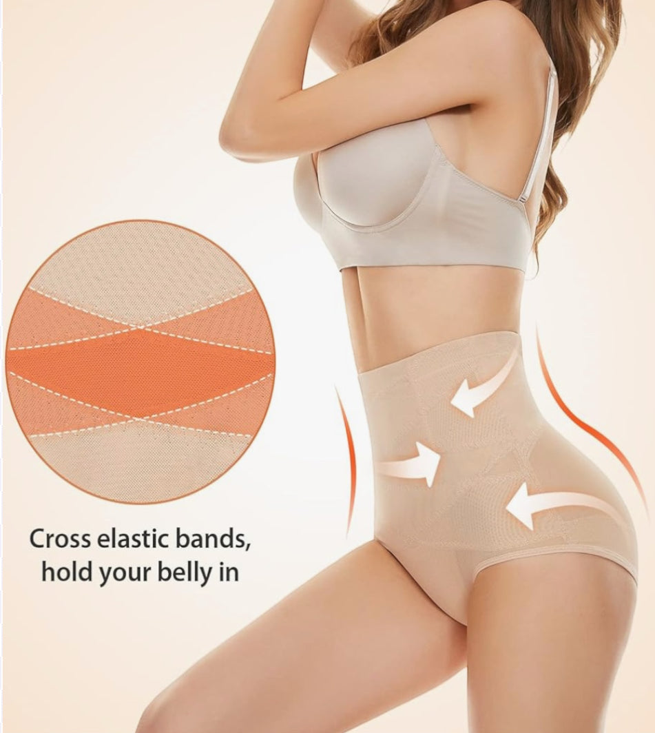 Body Shaper for Women,High Waisted Tummy Firm Control Slimming Waist Panties (Large)