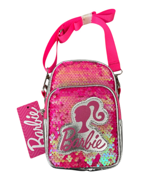 Barbie Sequin Pink Crossbody Bag