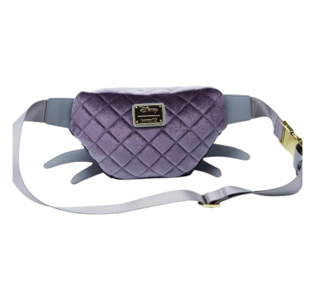 Loungefly Disney NBC Jack Skellington Bow Tie Velvet Belt Bag