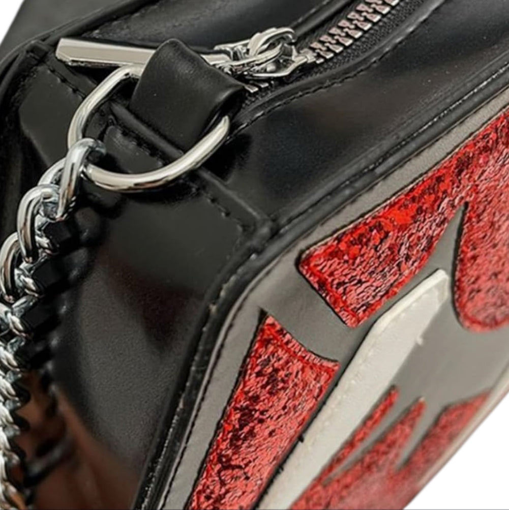 Vampire Fang Sequined Shoulder Bag