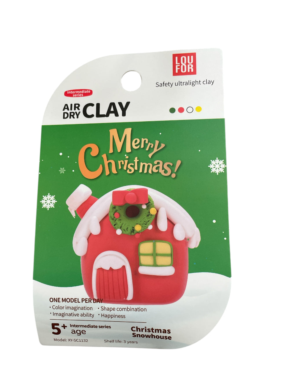 Loufor Air Dry Clay Christmas Theme Kit