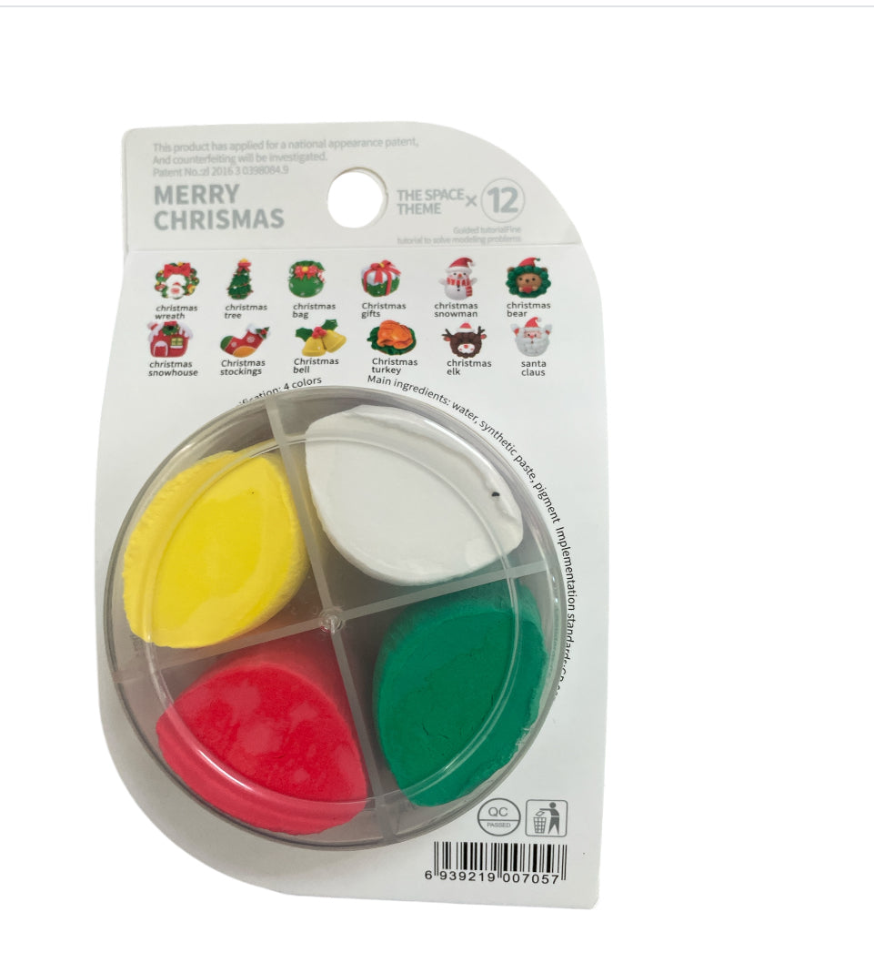 Loufor Air Dry Clay Christmas Theme Kit