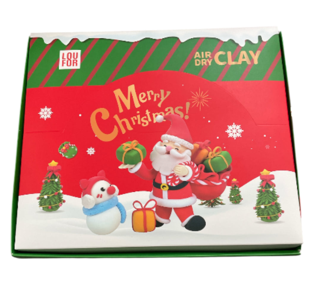 Loufor Air Dry Clay Christmas Theme Kit