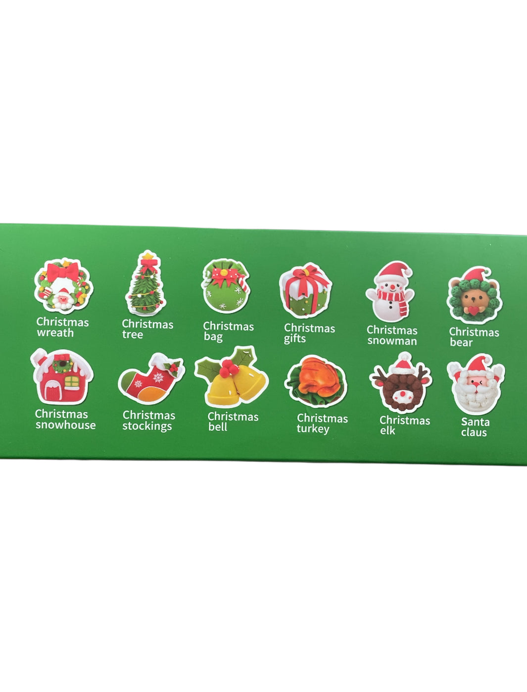 Loufor Air Dry Clay Christmas Theme Kit