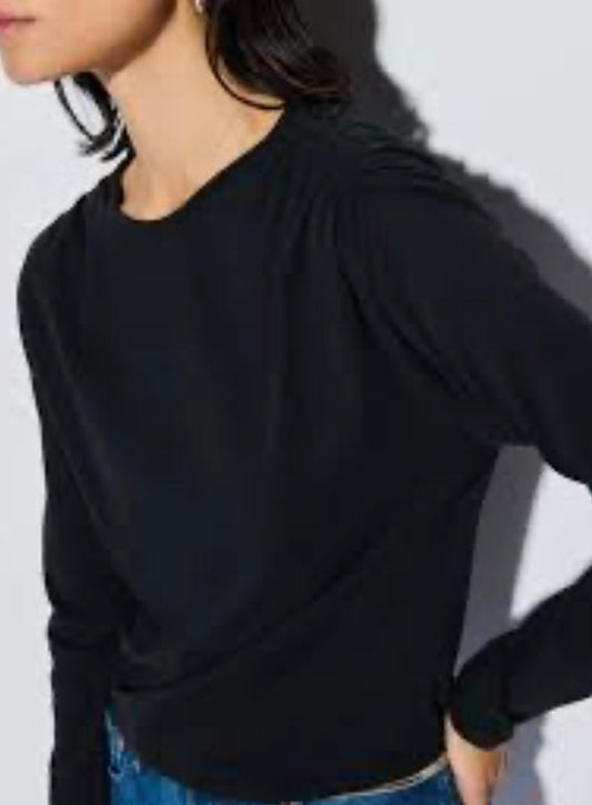 Nation Los Angeles black long-sleeve top (Large)