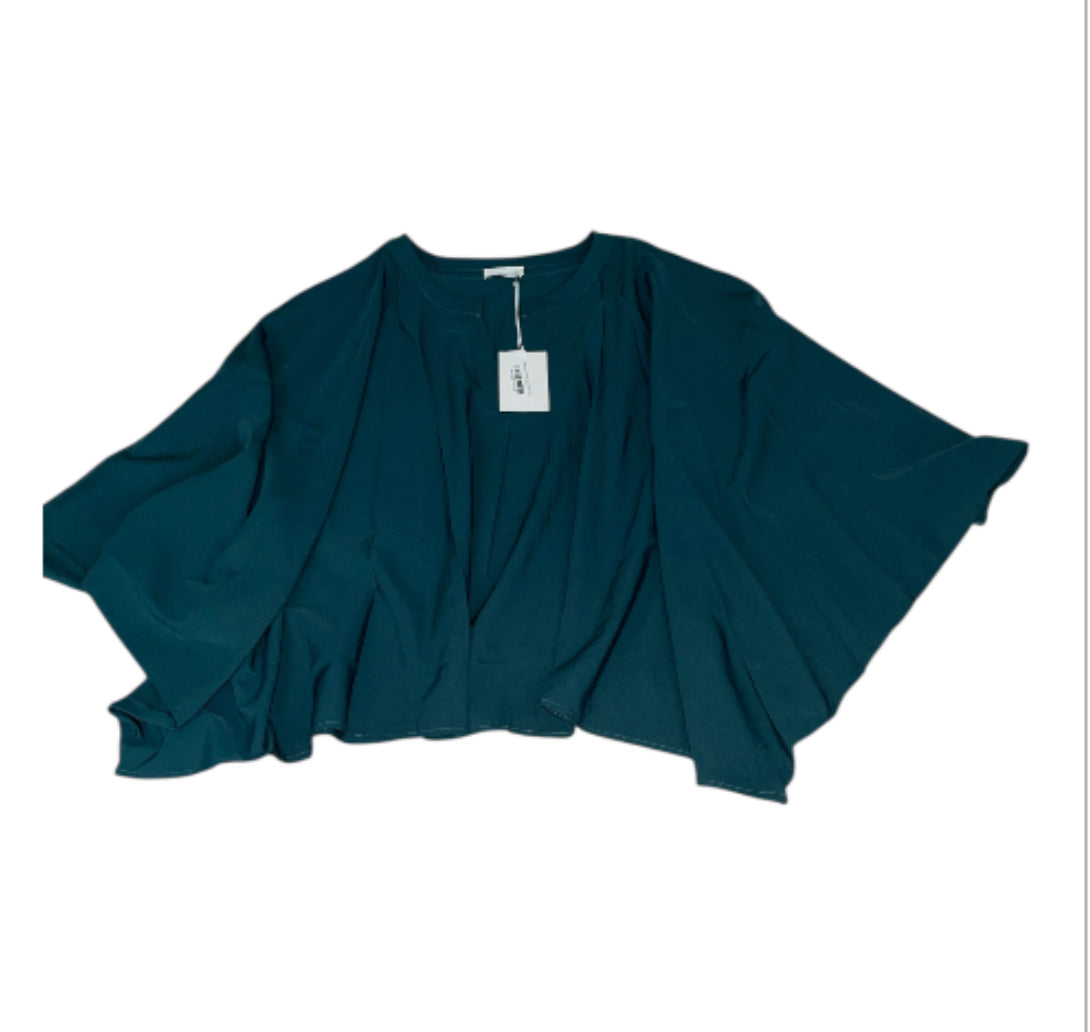 Andre by Unit Split Neck Poncho Sleeve Top