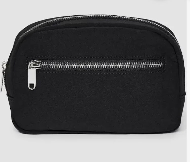 Wild Fable Dark Black Waist Bag