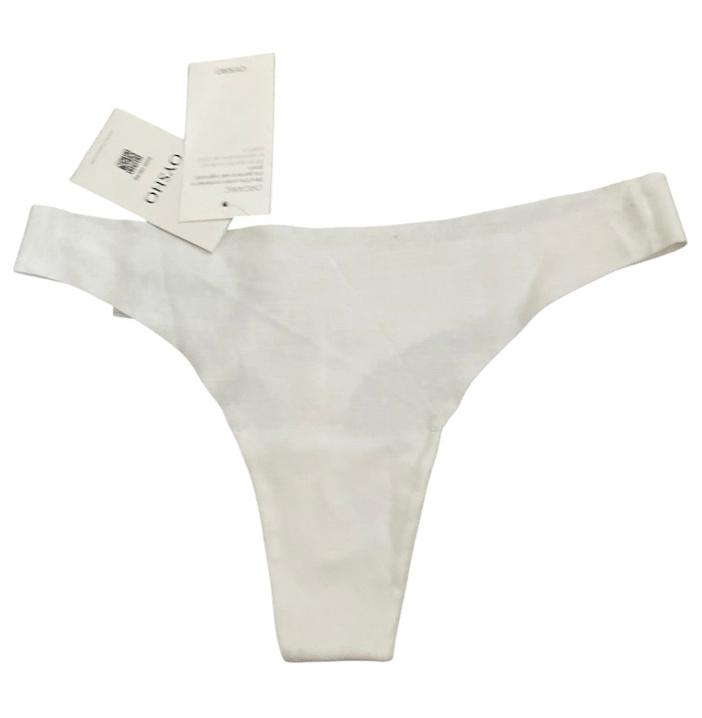 Oysho white seamless thong (Medium)
