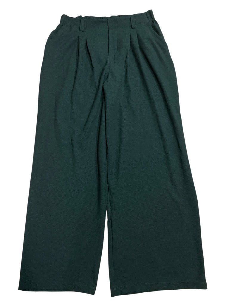 Halara high-waisted pleated wide-leg trousers(Large)