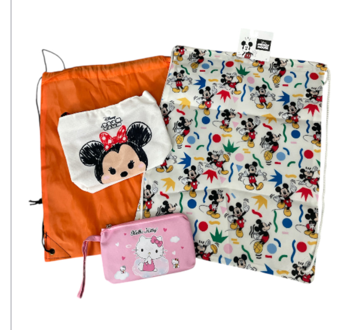 Disney + Hello Kitty Bag lot