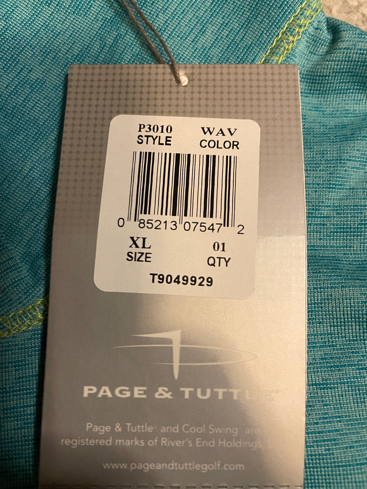 Page & Tuttle Cool Swing 1/4 Zip Pullover (XL)
