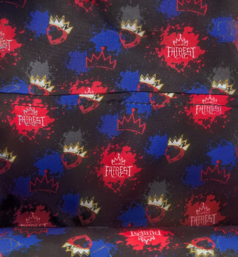 Loungefly Disney Descendants Evie Cosplay Mini Backpack.