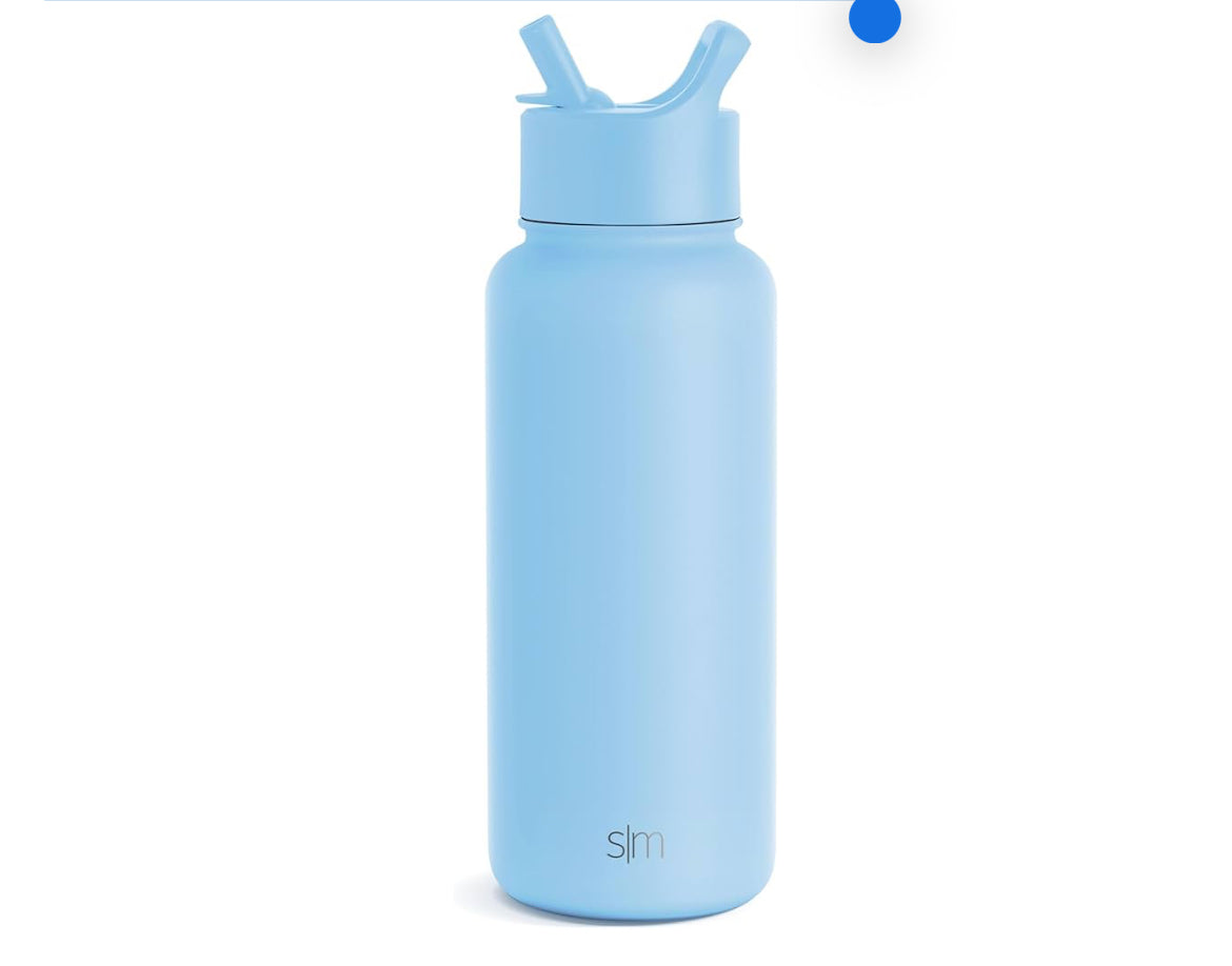 Simple Modern Water Bottle with Straw and Chug Lid