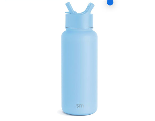 Simple Modern Water Bottle with Straw and Chug Lid