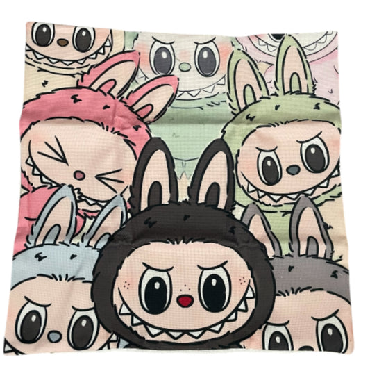 Labubu Thick Canvas Pillow Case