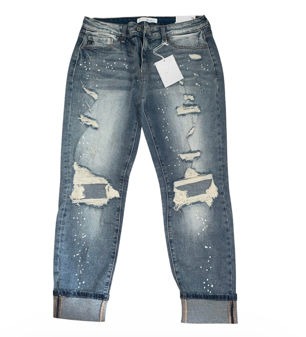 KanCan Distressed Paint Splatter Jeans (11)