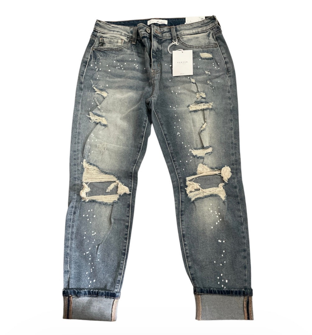 KanCan Distressed Paint Splatter Jeans (11)