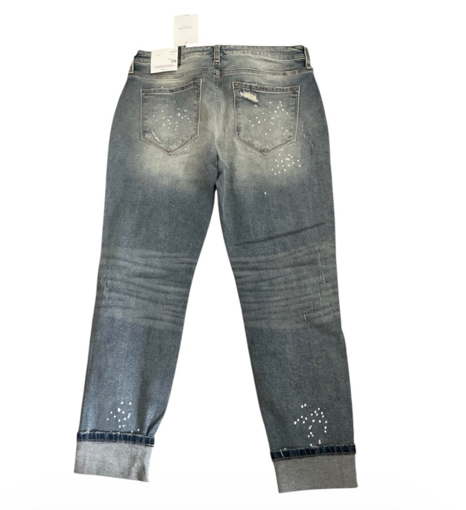 KanCan Distressed Paint Splatter Jeans (11)