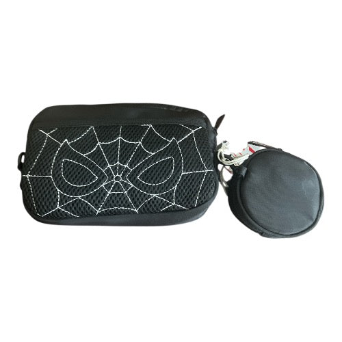 Loungefly Marvel Spider-Man Suit Sling Bag with a detachable coin bag