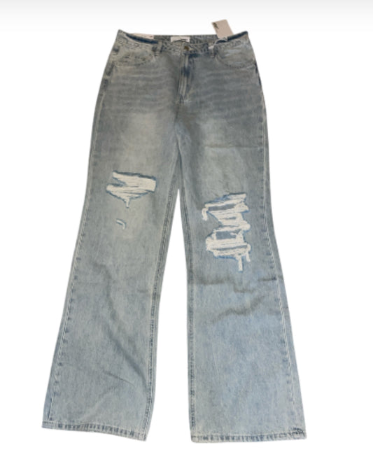 Vervet Leslie 90’s Flare Distressed Jeans (30”waist)