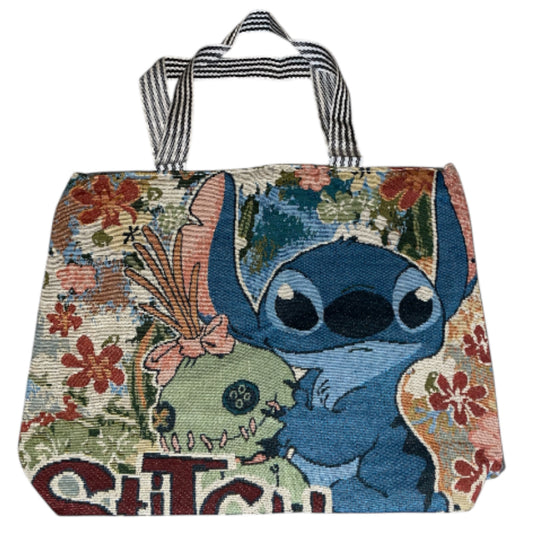 Disney Stitch Cavas Tote Bag