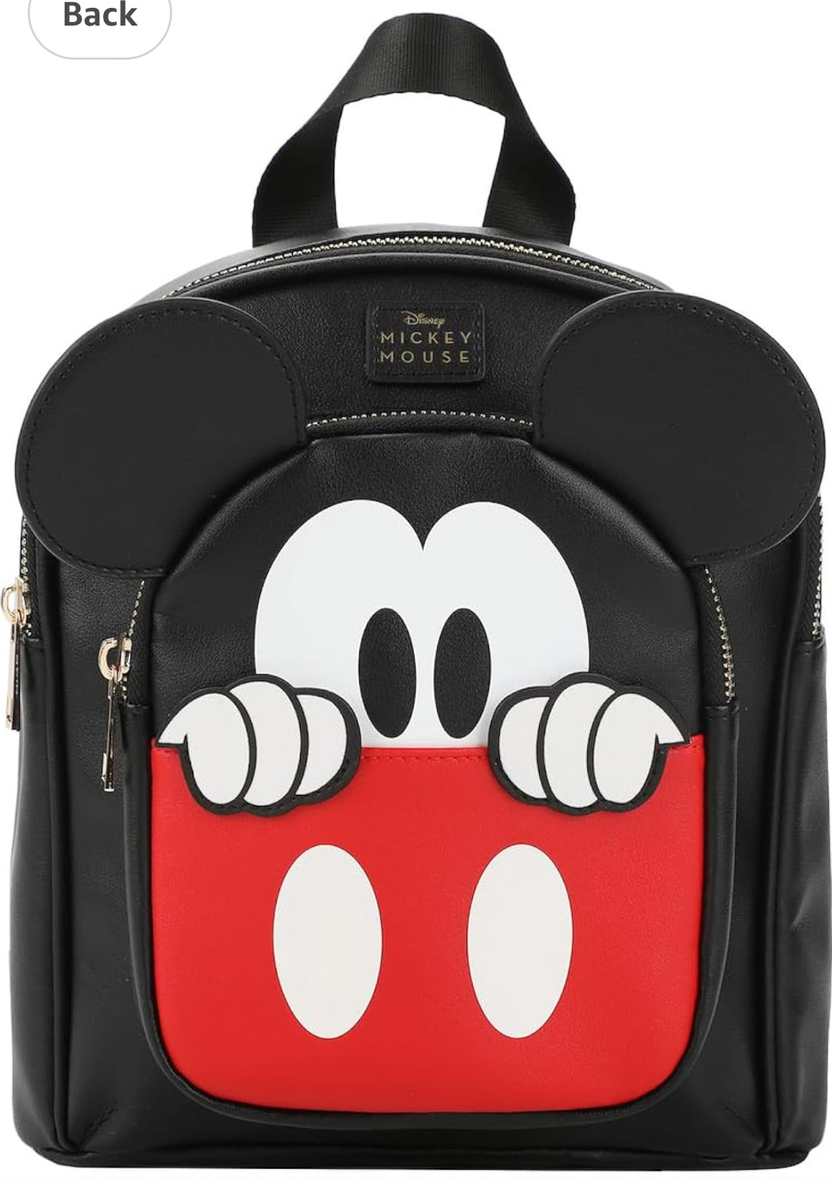 Disney Mickey Mouse Peekaboo Mini Backpack
