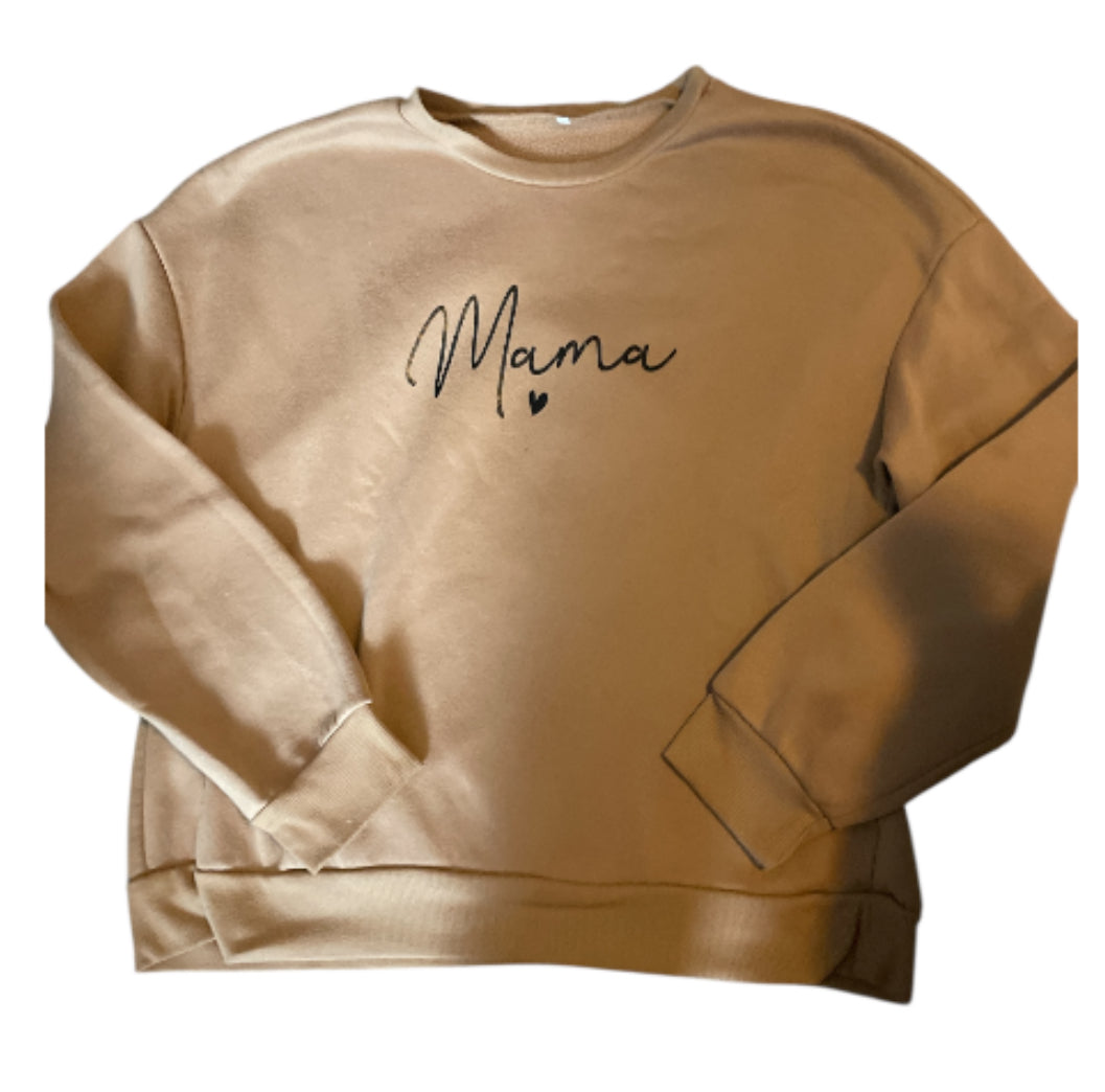 Mama Coffee Crew Neck Sweatshirt (X-Large)