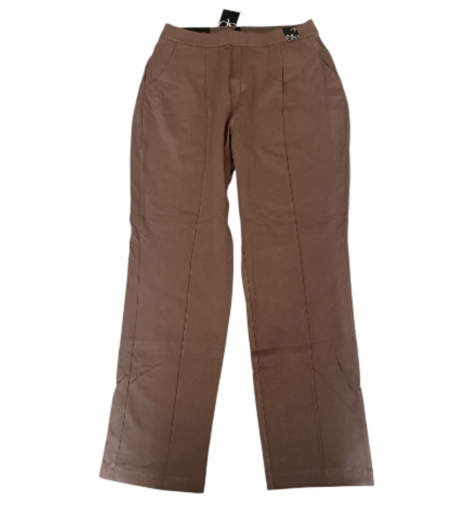 Dear Scarlett Magic Straight Leg Pants in Dark Mocha (1x)