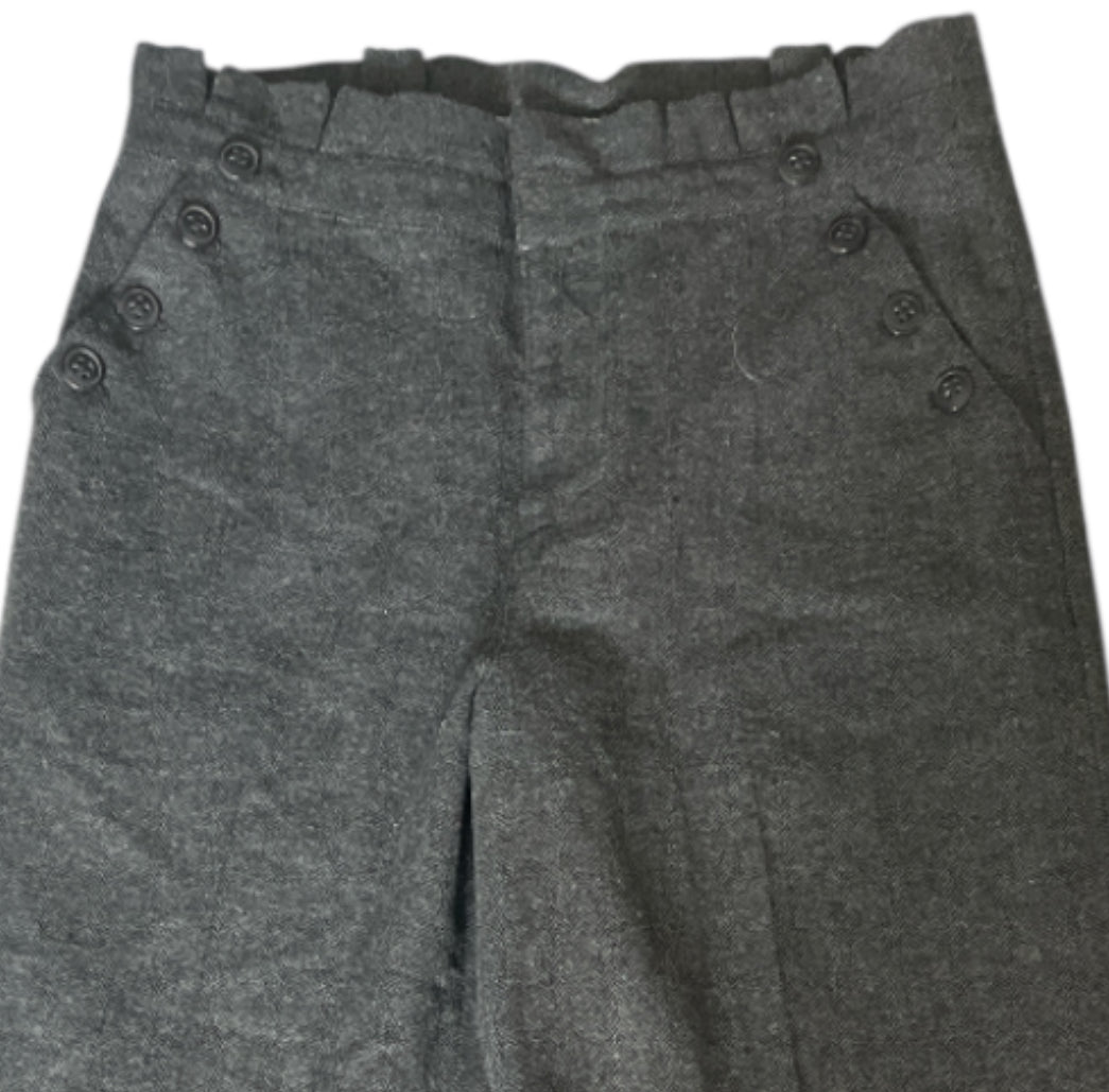 Anthropologie Daughters of the Liberation Gray Wool Sailor Pants (12)