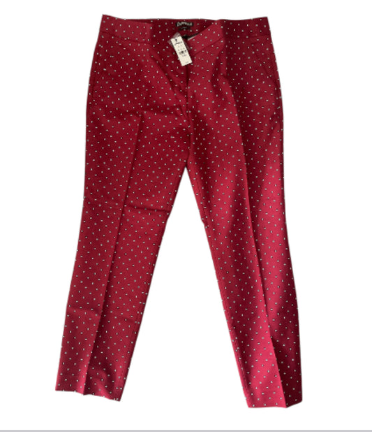 Express Columnist Burgundy Polk a Dot Pants (12)