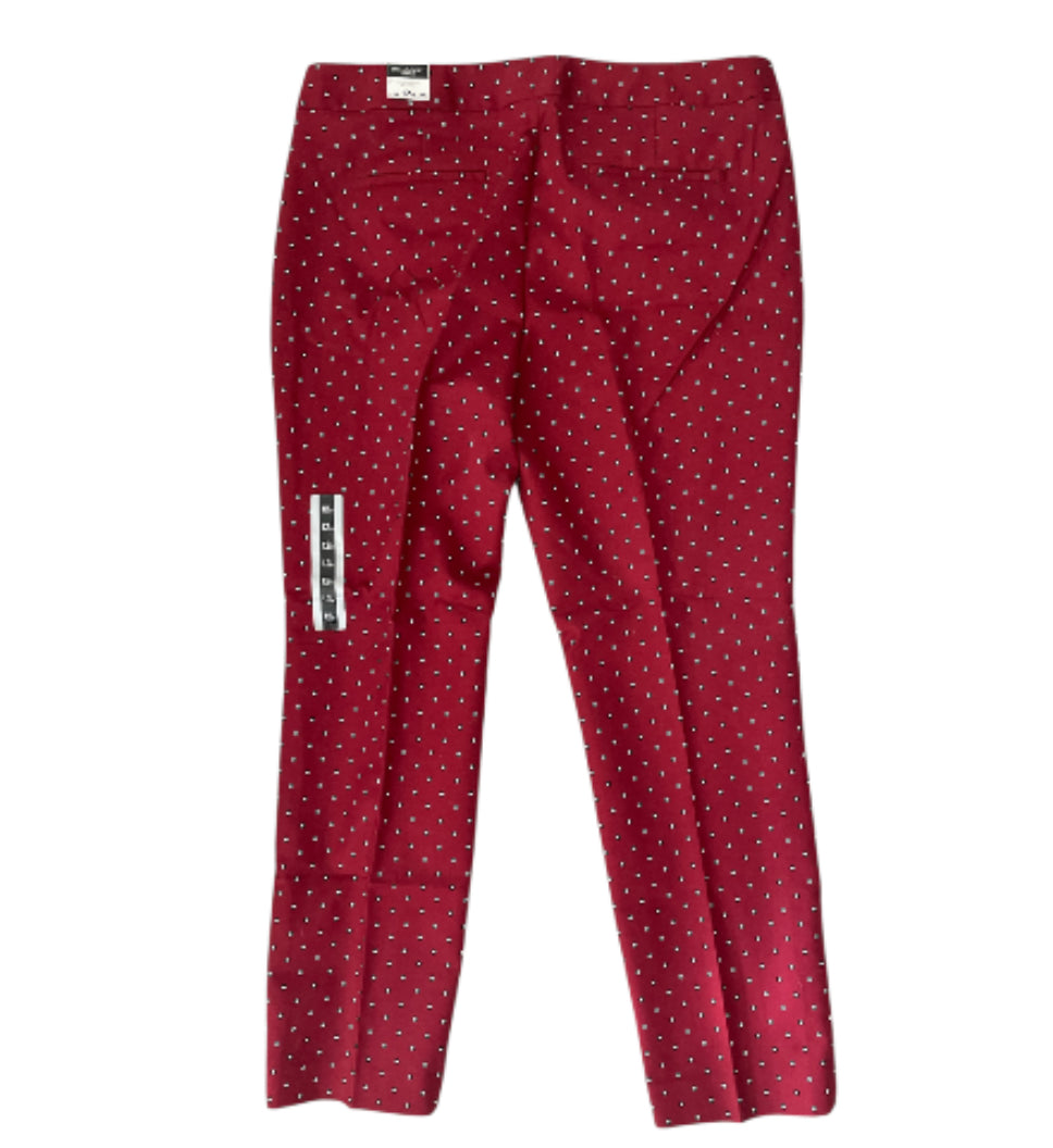 Express Columnist Burgundy Polk a Dot Pants (12)