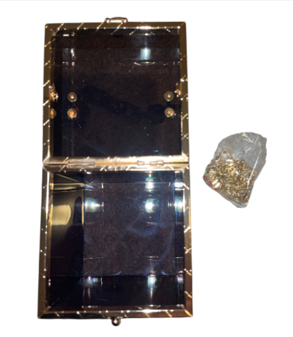 Vintage Inspired Ice Bucket Crossbody Purse