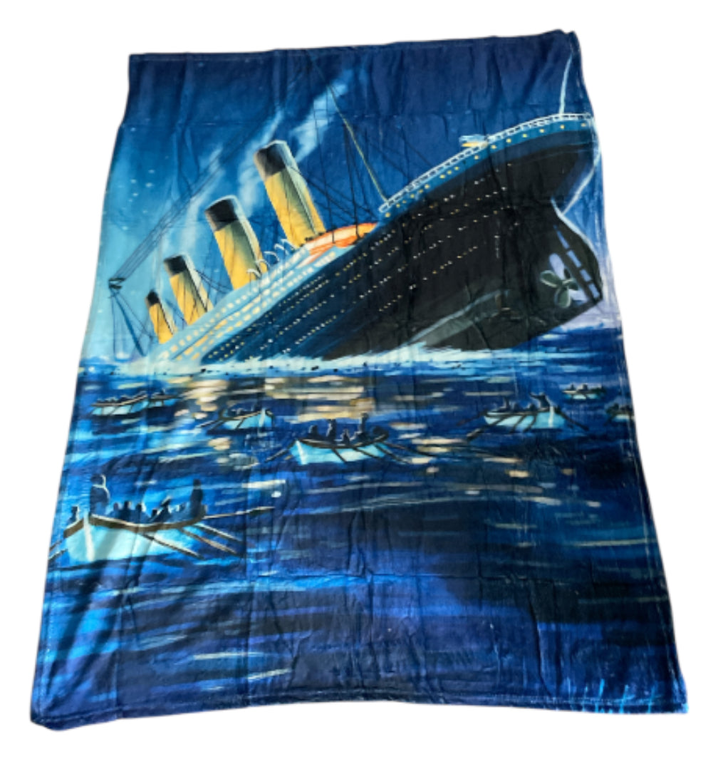 Titanic-themed Throw Blanket.