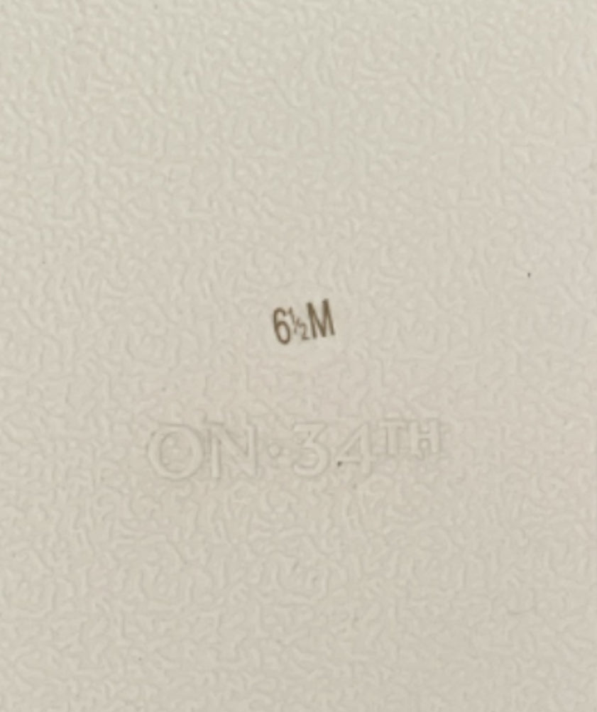 On 34th Milaa Buckled Footbed Sandal in white