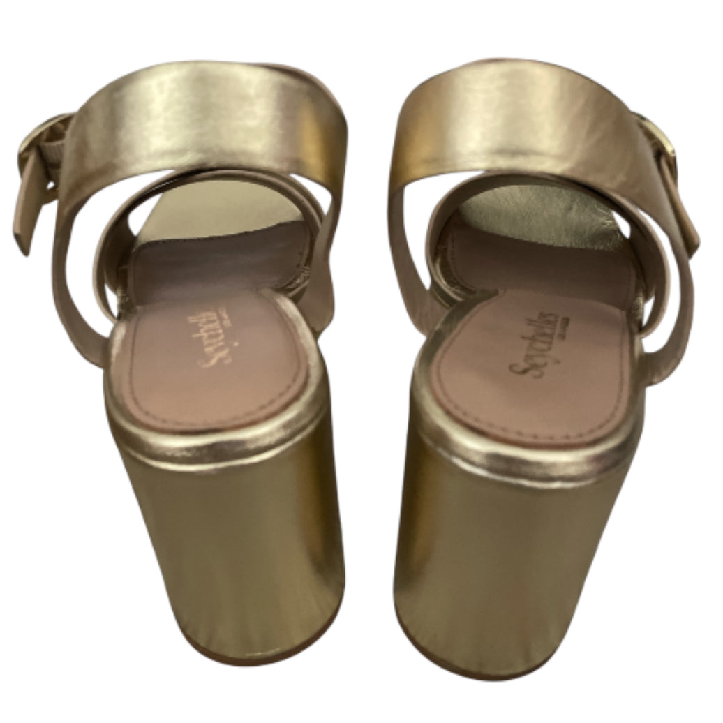 Seychelles Blessings Platform Sandals in Gold Metallic